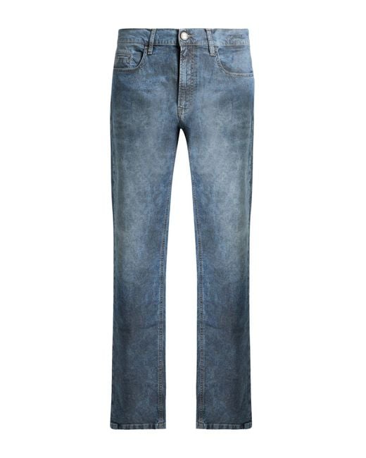 Bikkembergs Blue Jeans Cotton, Linen, Elastane for men
