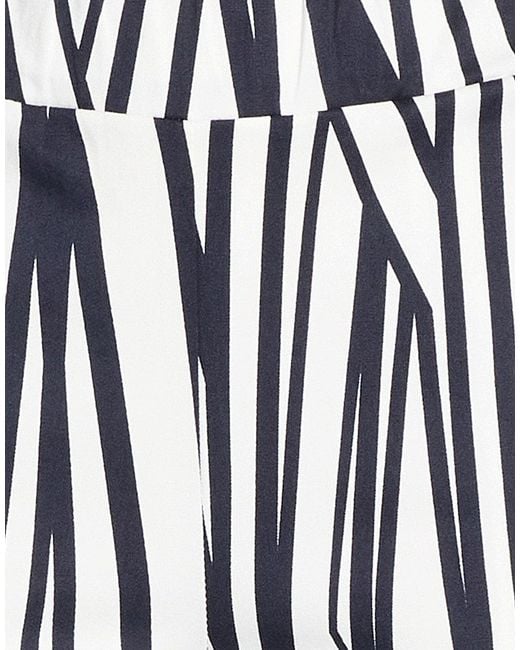 Alpha Studio White Pants Cotton, Elastane