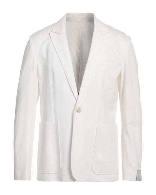 Paolo Pecora White Blazer Cotton for men