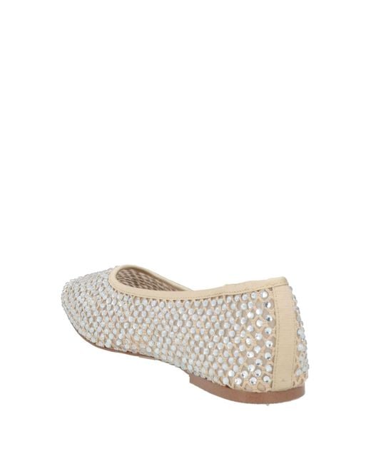 Steve Madden White Ballet Flats