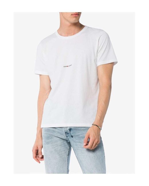 Saint Laurent T-shirts in White für Herren