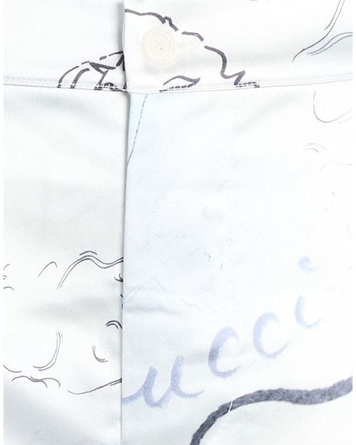 Fiorucci White Pants Polyester, Elastane