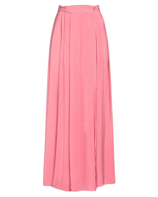 ALESSIA SANTI Pink Maxi Skirt Viscose