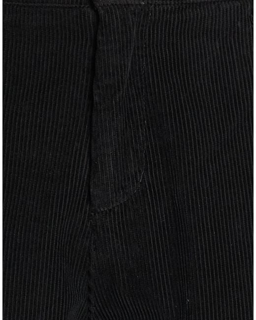OVER/D Black Pants Cotton for men