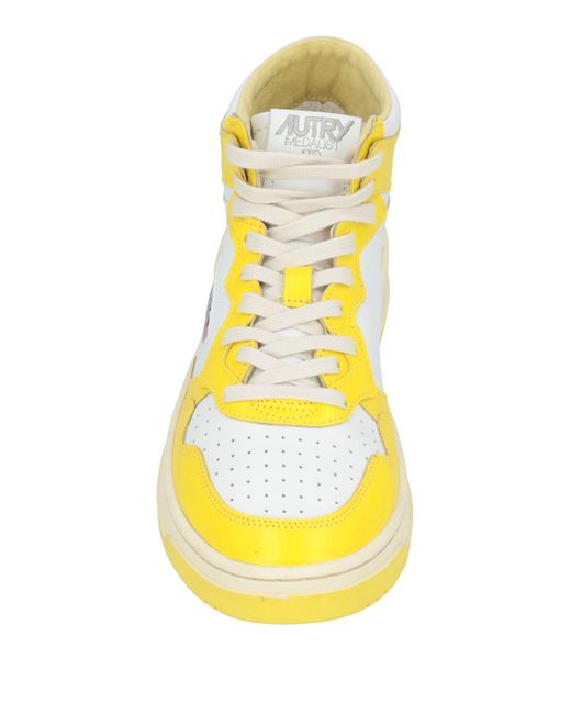 Autry Yellow Trainers for men