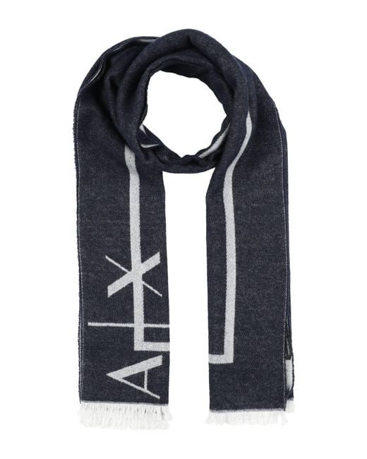 ARMANI EXCHANGE Blue Scarf for men