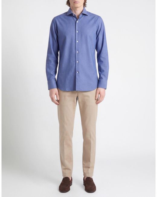 Ghirardelli Blue Next Shirt Polyamide, Elastane for men