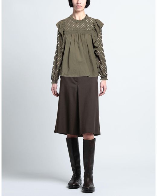 Top Maje de color Green