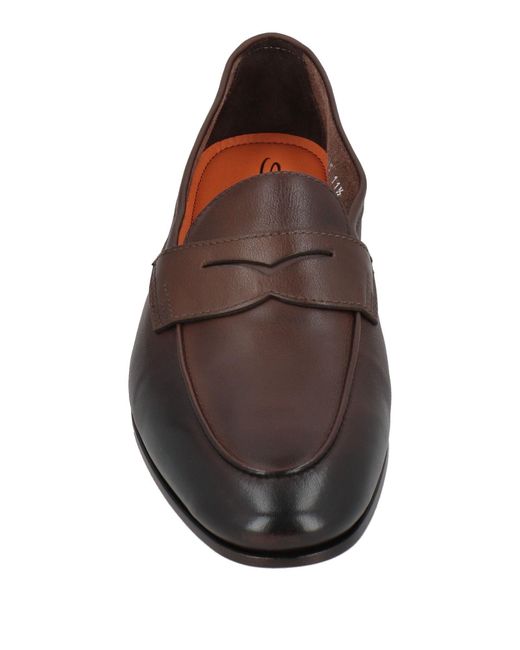 Santoni Brown Loafer for men