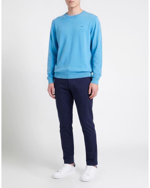 Sun 68 Blue Jumper for men