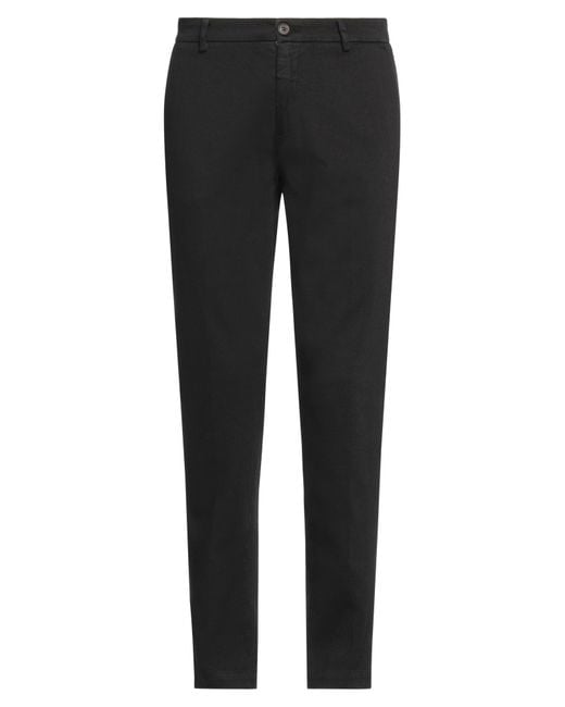 Liu Jo Black Pants Cotton, Elastane for men