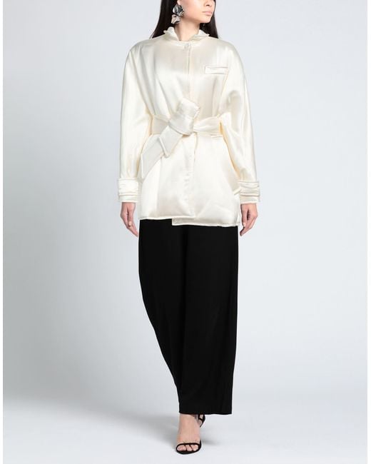 Margaux Lonnberg White Ivory Jacket Viscose