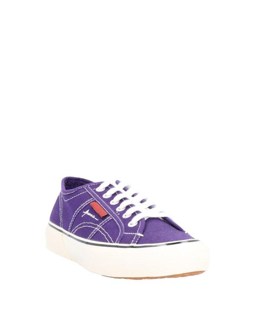 PAURA x SUPERGA Purple Sneakers Cotton