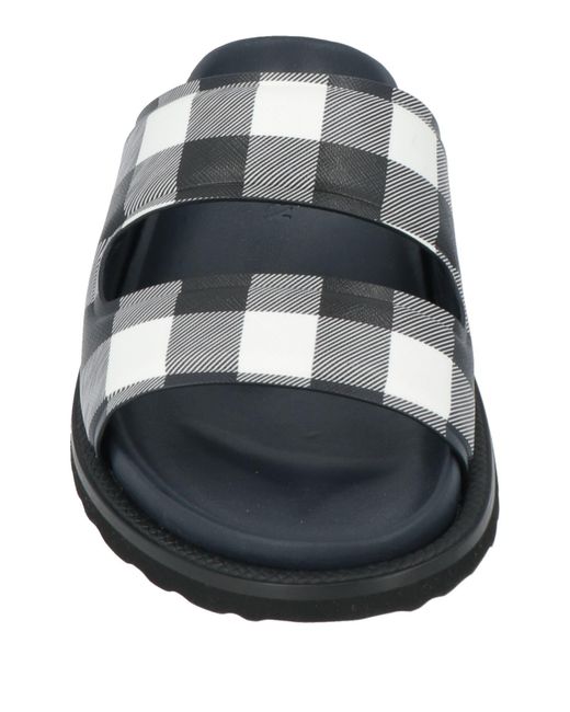 Burberry White Midnight Sandals Leather for men