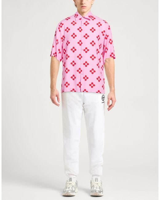 Sandro Pink Shirt Viscose for men