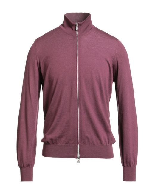 Brunello Cucinelli Purple Cardigan for men