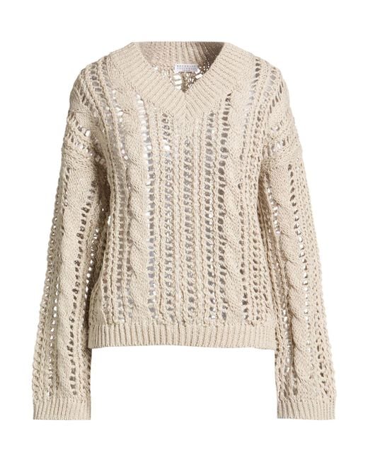 Pullover Brunello Cucinelli en coloris Natural