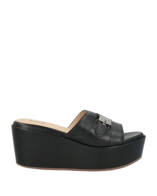 Scholl Black Sandals