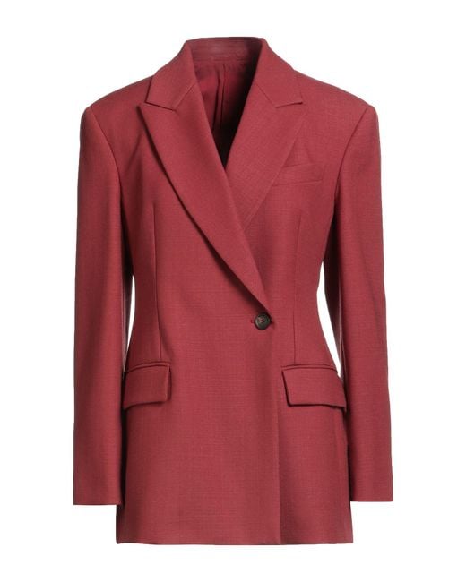 Brunello Cucinelli Red Blazers