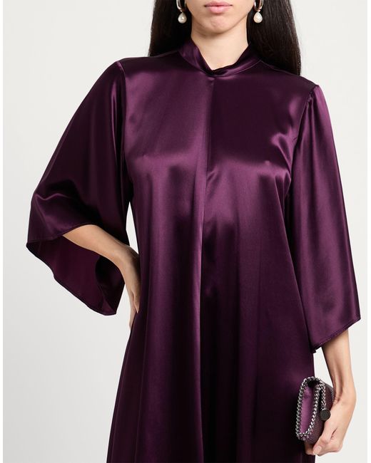 Forte Forte Purple Midi-Kleid