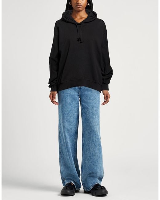 DISCLAIMER Black Sweatshirt Cotton