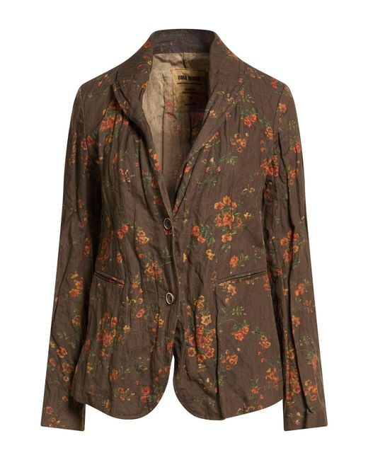 Blazer Uma Wang en coloris Brown