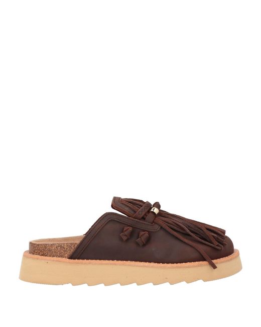 Colors Of California Brown Mules & Clogs