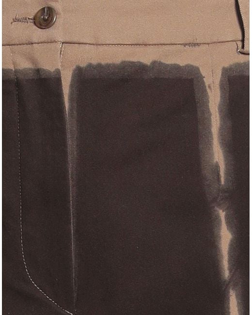 Alberta Ferretti Black Dark Pants Cotton, Elastane