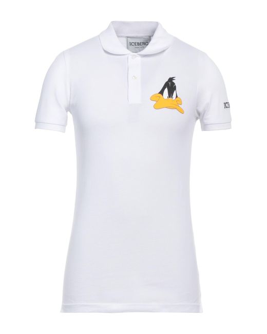 Iceberg White Polo Shirt for men