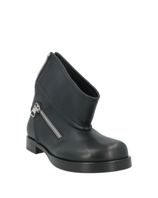 J.W. Anderson Black Ankle Boots Calfskin
