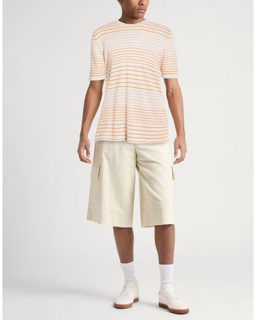 Roberto Collina Natural Sweaters for men