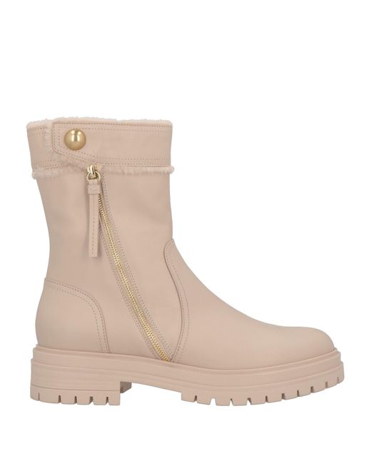 Gianvito Rossi Natural Ankle Boots