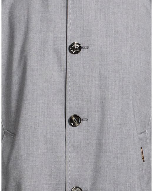 Moorer Gray Jacket Wool, Silk, Elastane for men
