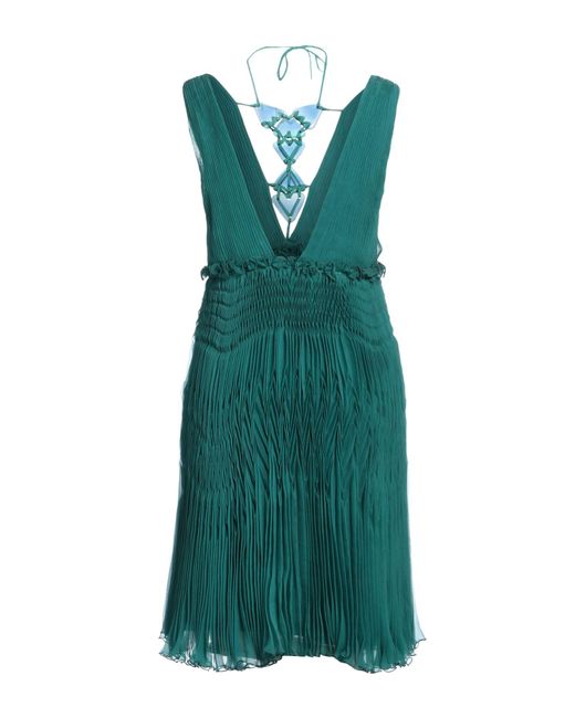 Alberta Ferretti Green Midi Dress