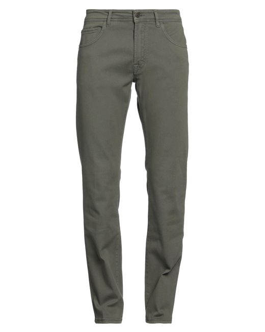 Boglioli Gray Military Pants Cotton, Elastane for men