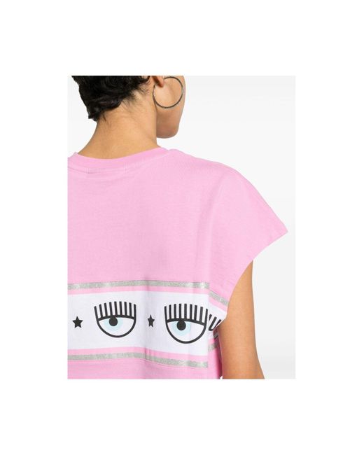 Camiseta Chiara Ferragni de color Pink