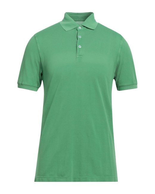 Fedeli Green Polo Shirt for men