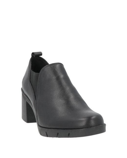 The Flexx Black Ankle Boots Leather