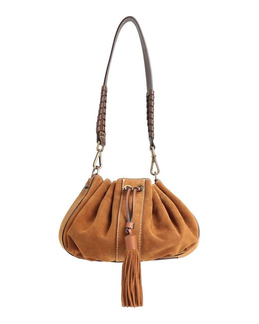 Ba&sh Brown Shoulder Bags