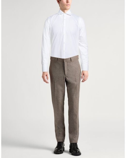Bagutta White Shirt Cotton, Elastane for men