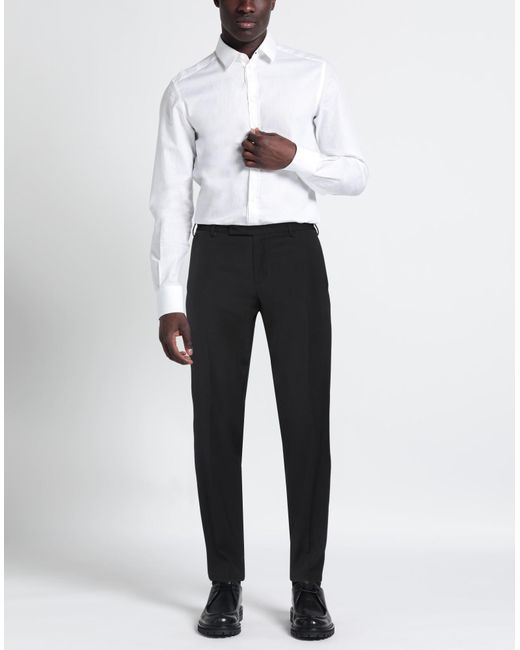 PT Torino Black Trouser for men