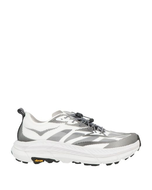 Hoka One One White Sneakers Textile Fibers for men