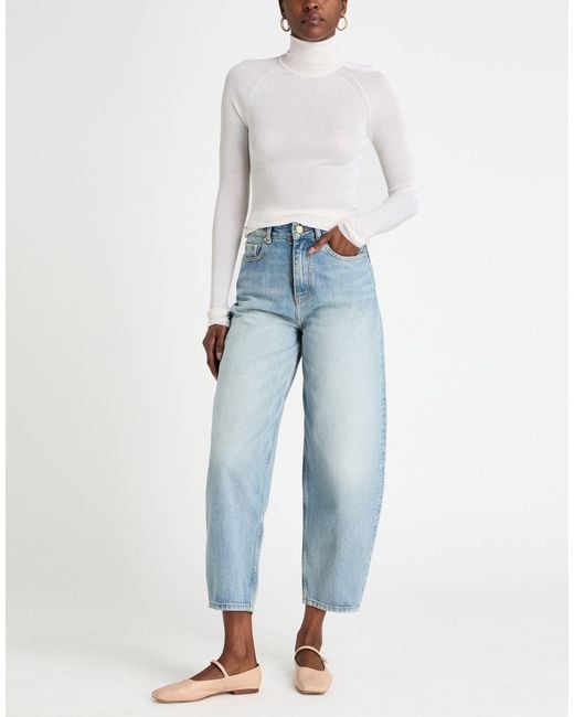 Tod's White Turtleneck Silk