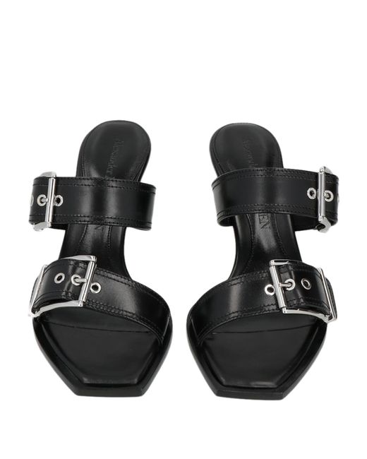 McQueen Black Sandals