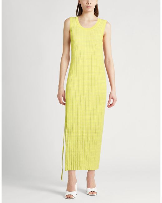 Roberto Collina Yellow Midi Dresses