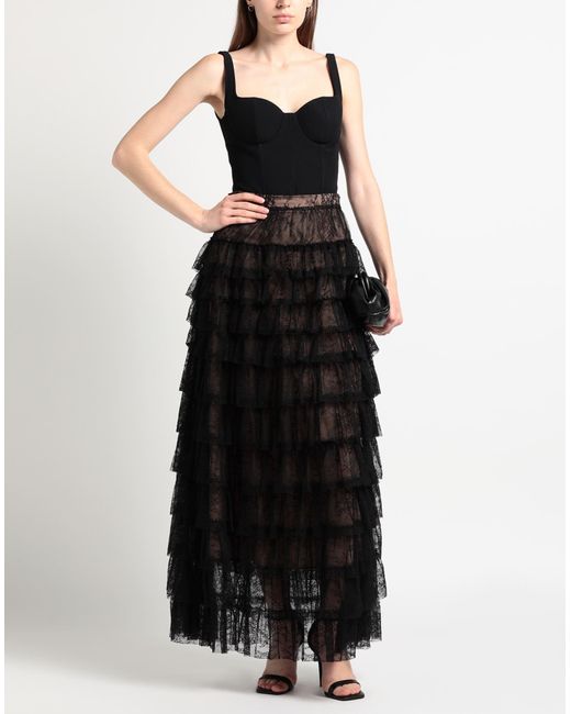 Twinset Black Maxi-Rock