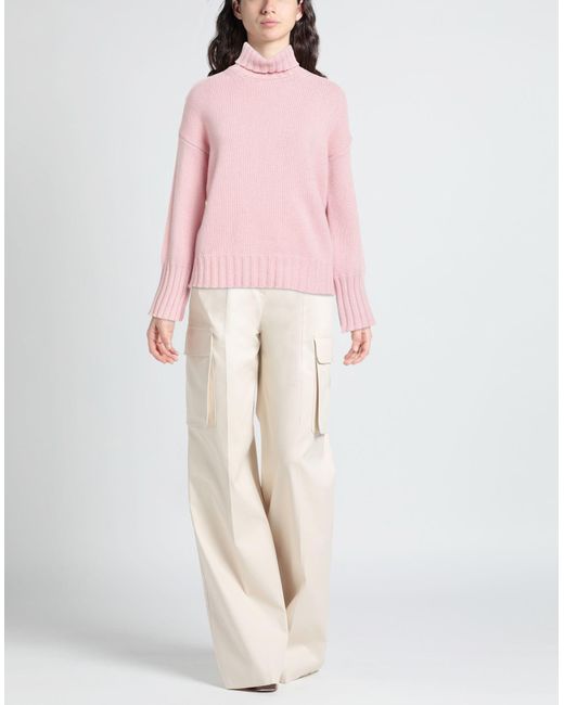 Aragona Pink Rollkragenpullover