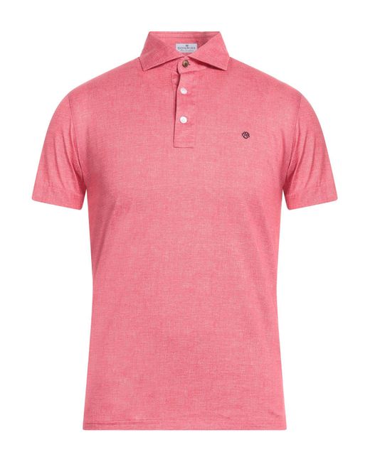Sonrisa Pink Polo Shirt for men