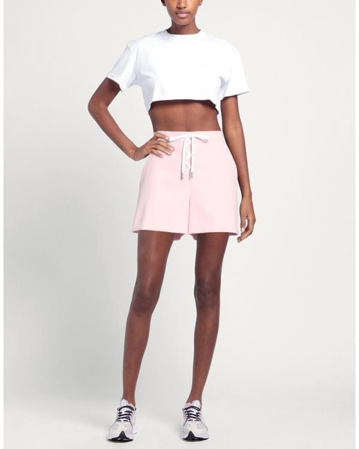 Boutique Moschino Pink Light Shorts & Bermuda Shorts Polyester, Elastane