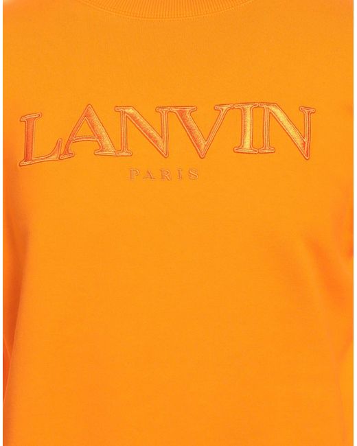 Lanvin Orange Sweatshirt for men